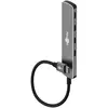 Goobay Hub Slim USB-C vers 4 ports USB-C 3.0