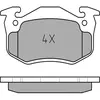 Meyle 025 210 9615/W Kit de plaquettes de frein, frein à disque