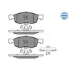 MEYLE Plaquettes de frein X4 pour OPEL: Corsa (Ref: 025 221 4317)