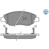 MEYLE Plaquettes de frein X4 pour FIAT: Tipo (Ref: 025 224 7619)