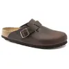Birkenstock Birkenstock - Boston - Mules En Cuir Effet Huilé - Havane-...