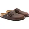 Birkenstock, Unisexe, Chaussons, Sabots Boston Étroits, Marron, (40)