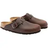Birkenstock Birkenstock - Boston - Mules En Cuir Effet Huilé - Havane-...