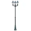 GARDENPLEASURE Lampe d'extérieur candélabre sur pied support d'éclaira...