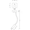 Deko Light Brahe I Brahe I Wandlamp LED vast ingebouwd 3.30 W Energiel...