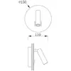 Deko Light Brahe IV Brahe IV Wandlamp LED vast ingebouwd 8.50 W Energi...