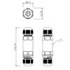 DEKO-LIGHT Connecteurdecâbles Deko Light 930571 (Ø X L) 32.56 Mm X 112...