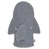 LÄSSIG Gant de toilette pour enfants Gant de toilette en tissu éponge coton/Play Wash Glove GOTS Shark
