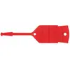 KS Tools 500.8019 Lot de 500 porte-clés avec boucle Rouge