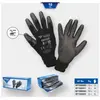 Gants en tricot microfin, noir, M - Brilliant Tools BT156931