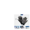 Brilliant Tools - Microfijn gebreide handschoenen, zwart, L | 12 paar