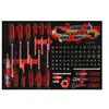 KS TOOLS Jeu de clés à douille et de tournevis 1/4' dans insert en mousse, 105 pcs