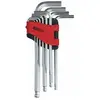Ks Tools - Jeu de 10 clés mâles longues coudées 6 pans et tête sphérique, 1,5 à 10 mm - 151.5000