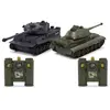 JAMARA Ensemble de combat de tanks RC Tiger 2 pcs 2,4 GHz 1:28