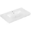 Villeroy en Boch Subway 2.0 meubelwastafel 80x47cm 1 kraangat met over...