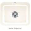 Evier 1 bac VILLEROY ET BOCH Cisterna 60C Crème CeramicPlus avec vidag...