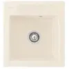 Evier VILLEROY ET BOCH Subway 45 XS Blanc crème - avec Vidage manuel