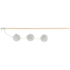 TRIXIE Canne à Pêche avec 3 Balles pour Chat 35 cm