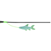 Trixie - Canne à pêche poisson, en plast, /peluche, catnip 42 cm