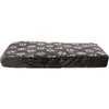 TRIXIE Coussin pour chien - 110 x 70 cm - Plus de 10 cm d'épaisseur - Avec housse en peluche légèrement brillante - Avec fermeture éclair - Lavable à 30 °C - Idéal également pour les paniers en osier ou en