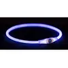 Trixie - Halsband Usb Flash Light Lichtgevend Oplaadbaar Tpu Blauw