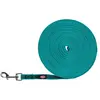 Trixie hondenriem sleeplijn met rubber turquoise - 10 MTR X 1,5 CM