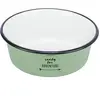 Trixie Voerbak Drinkbak Emaille / Rvs Groen
