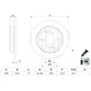 Remschijf BD2741 Bosch