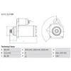 Startmotor 2276 Bosch