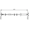 BOSCH Flexible de frein pour CITROËN: Relay, Jumper, Dispatch & PEUGEO...