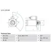 Startmotor 2421 Bosch