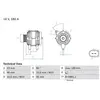 BOSCH Alternateur pour VOLVO: V70, S80 & LAND ROVER: Freelander (Ref: ...
