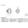 BOSCH Alternateur pour BMW: Série 3, Série 1, Série 5 (Ref: 0 986 048 ...