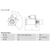 Startmotor 2539 Bosch