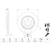 BOSCH Disques de frein pour OPEL: Insignia (Ref: 0 986 479 F85)