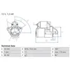 BOSCH Démarreur pour MAZDA: 3, 6, 2, CX-5, CX-3 (Ref: 0 986 029 260)
