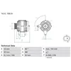 BOSCH Alternateur pour RENAULT: Mégane, Talisman, Scénic, Kangoo, Kadj...