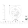 Remschijf BD2786 Bosch