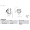 BOSCH Alternateur pour BMW: Série 3, Série 1 (Ref: 0 986 084 740)