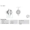 BOSCH Alternateur pour PEUGEOT: Boxer & CITROËN: Jumper (Ref: 0 986 08...