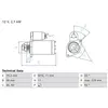 Startmotor / Starter 0986026670 Bosch