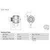 BOSCH Alternateur pour FIAT: Ducato (Ref: 0 986 086 070)