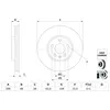 Remschijf BD2947 Bosch