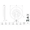 BOSCH Disques de frein pour VOLVO: XC 40 (Ref: 0 986 479 G94)