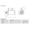 BOSCH Démarreur pour NISSAN: NP300, King Cab (Ref: 0 986 025 540)