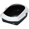 Ebi Space Open Kattenbak - Antraciet/Wit - 43 x 56 x 14 cm