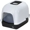 Ebi Cat House Eclipse - Kattenbak - Zwart / Wit - 43x56x40cm