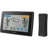 Station météo HAMA Touch - Noir - Avec sonde - Thermomètre