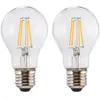 Amp. fil. led, E27, 806lm rempl. 60W, incand., blc chd, trans., 2p. (00112903) - Xavax
