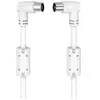 Câble HAMA 00205057 Antenne M-H 90º 90DB 3M Tec